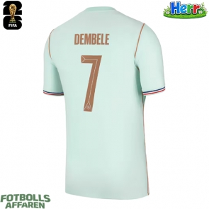 Frankrike Ousmane Dembele #7 Bortatröja VM 2026 Kortärmad